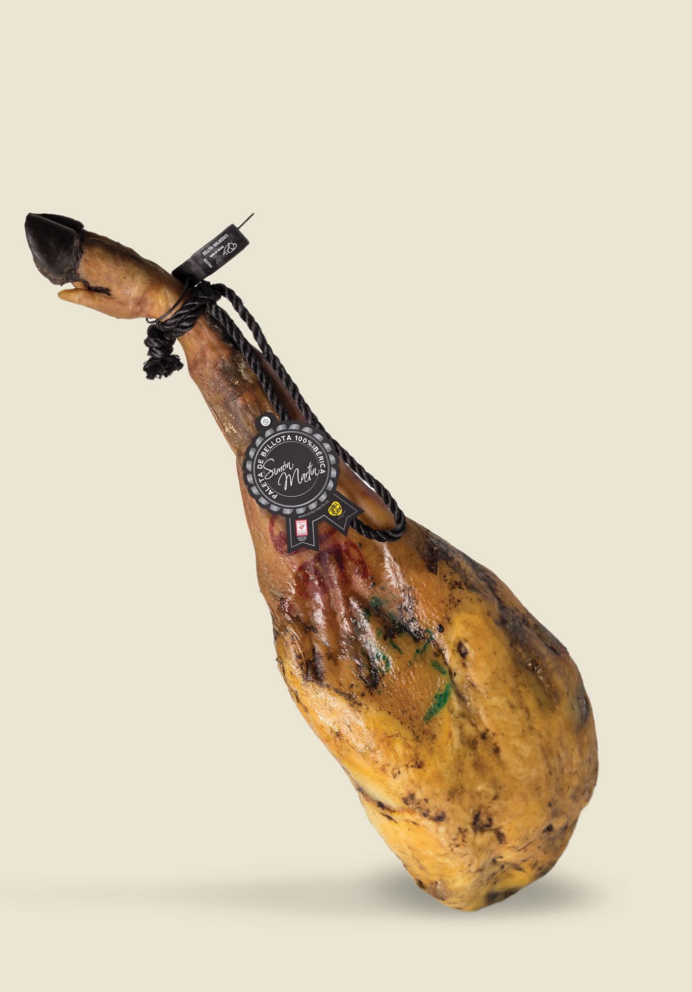 Simón Martín 100% Natuurlijk - Jamón 100% Ibérico - Paleta Bellota (pata Negra)
