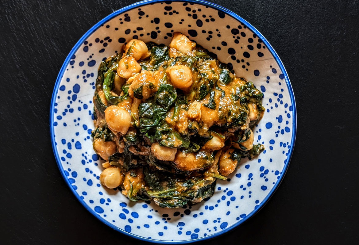 Recettes : Garbanzos con espinacas - pois chiches aux épinards - Jamon.be