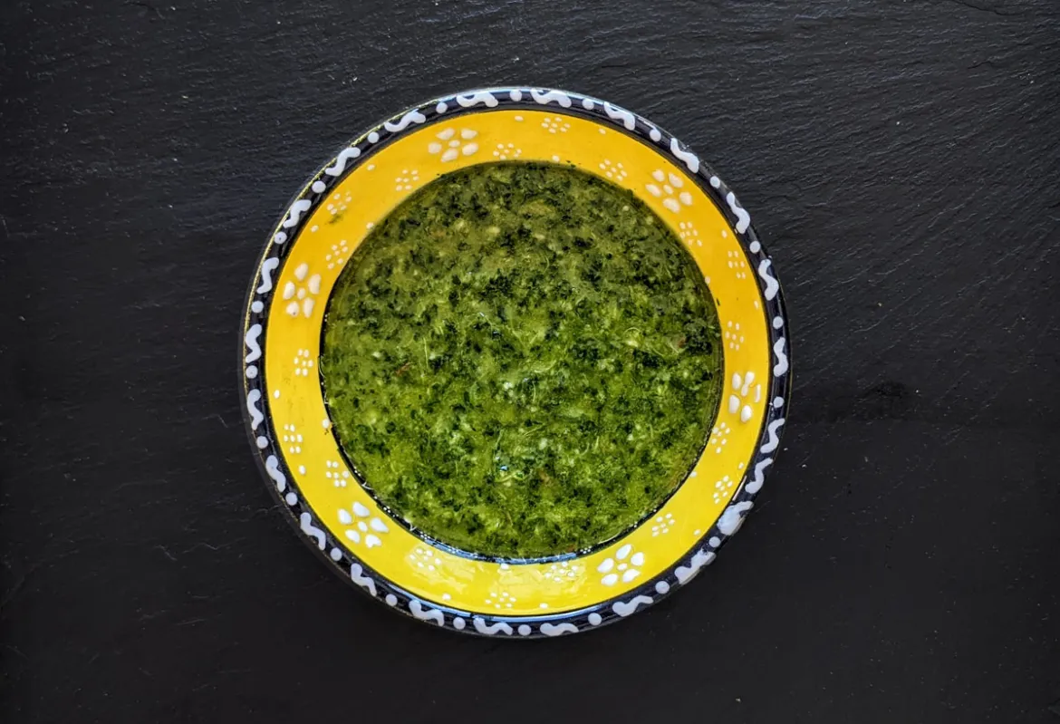 Recette : Mojo verde - sauce verte à la coriandre - Jamon.be