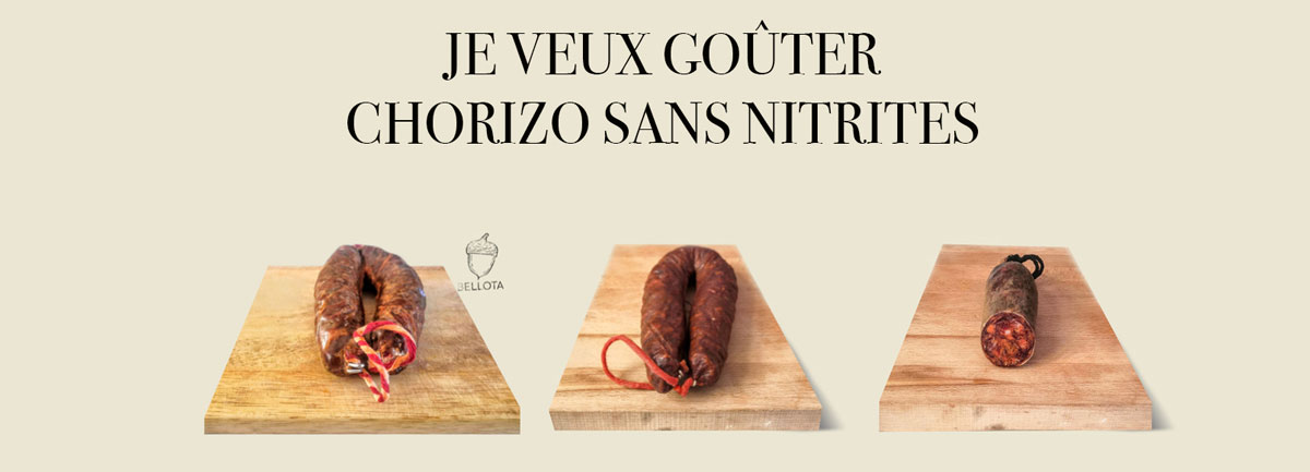 sélection de chorizos ibériques