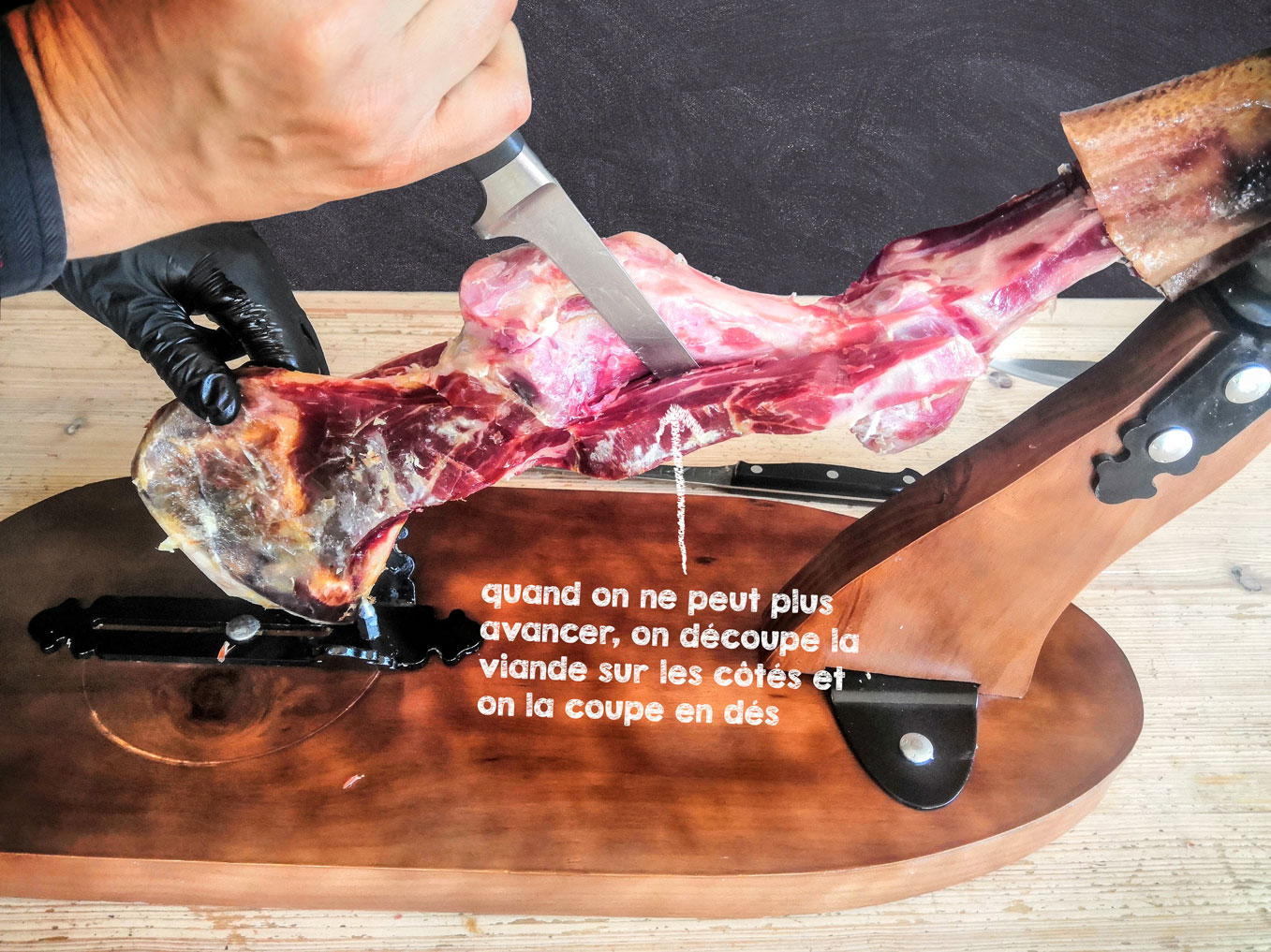 paleta serrano - guide de découpe