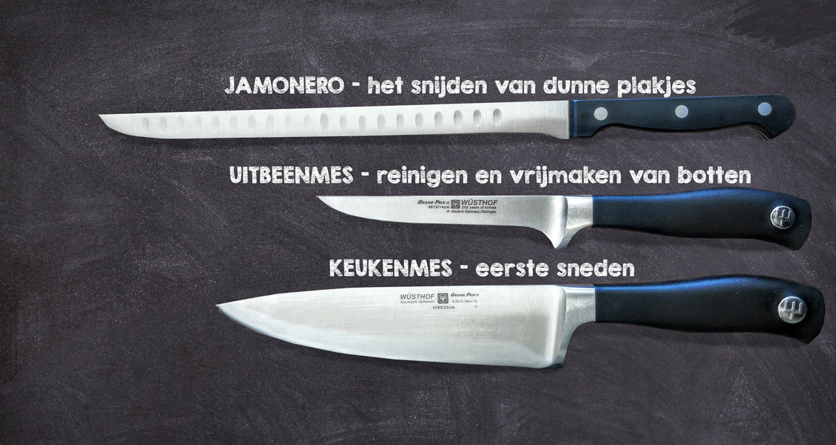 messen om jamón te snijden
