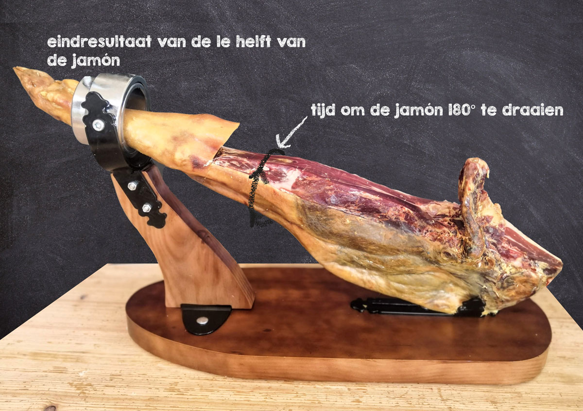 snijgids - jamón serrano