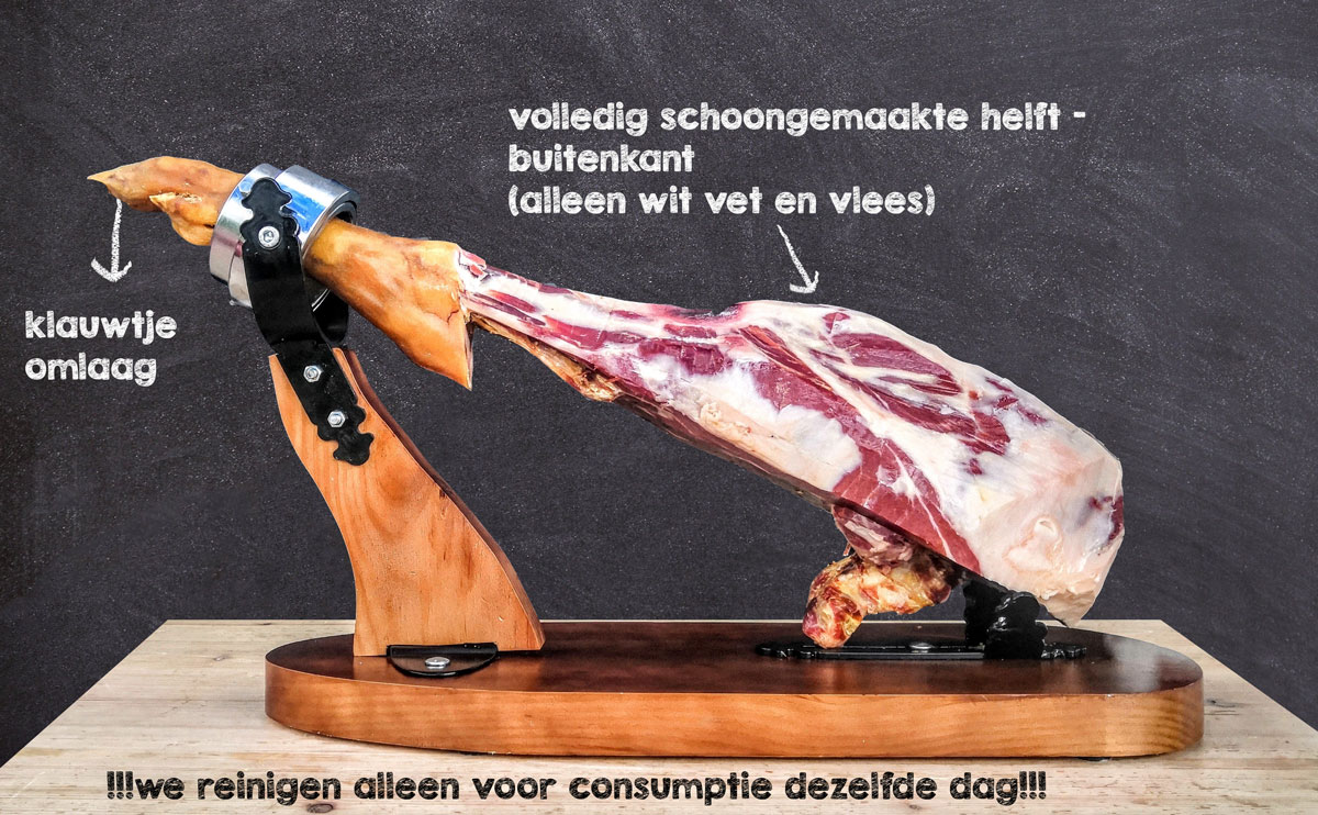 snijgids - jamón serrano