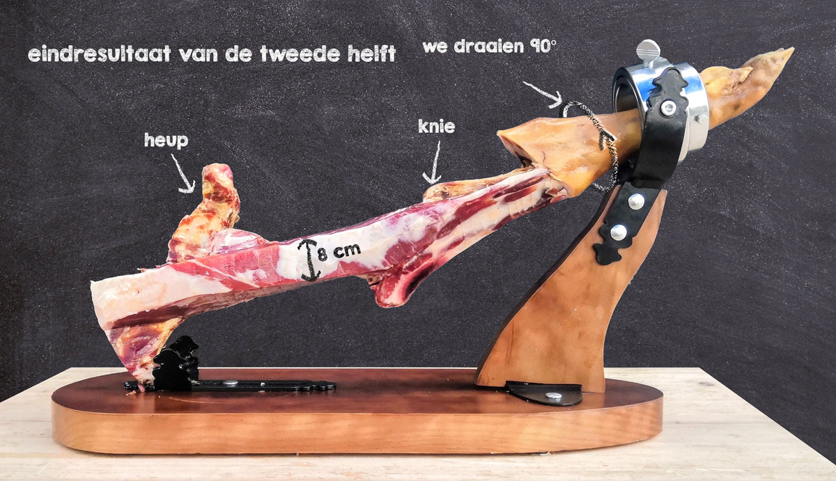 snijgids - jamón serrano