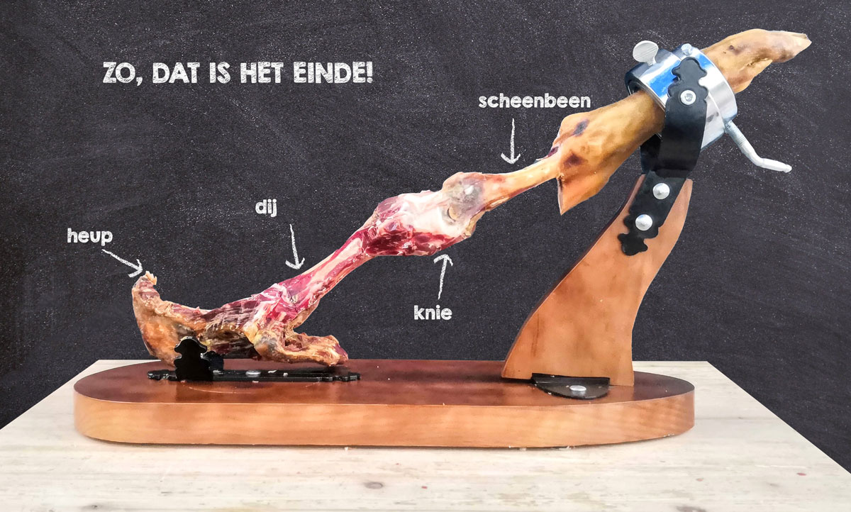 snijgids - jamón serrano