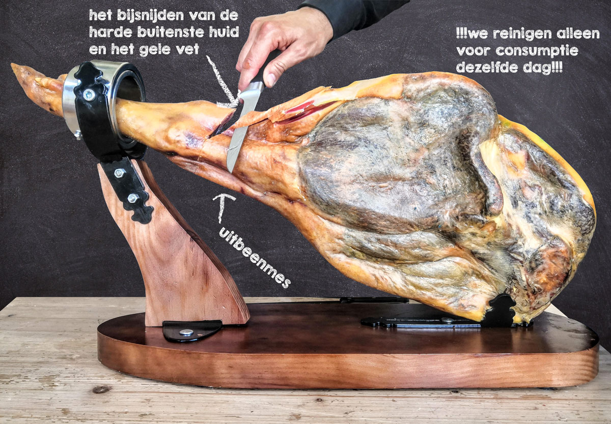 snijgids - jamón serrano