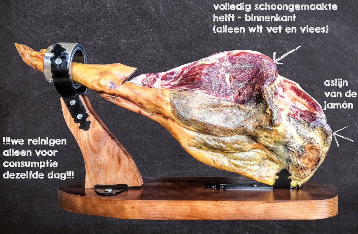 snijgids - jamón serrano