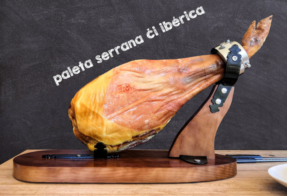 Snijgids - paleta serrana of ibérica