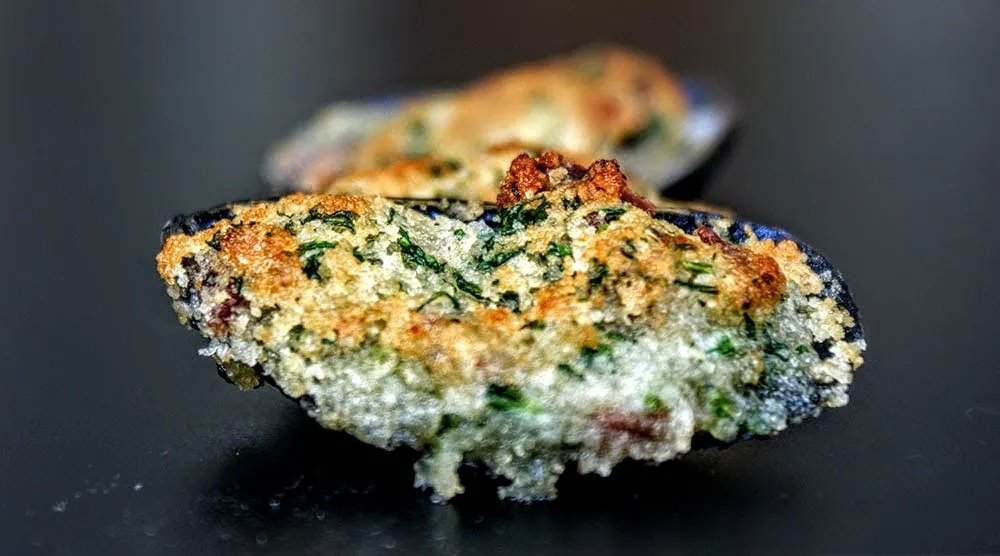 Recept: Gegratineerde mosselen met jamón - Jamon.be