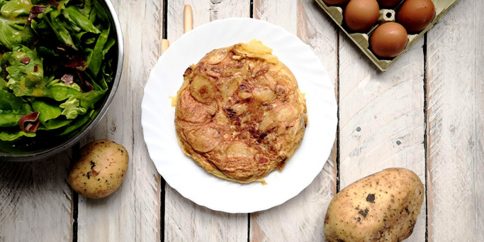 Recept: Tortilla de patatas met jamón (chorizo) - Jamon.be