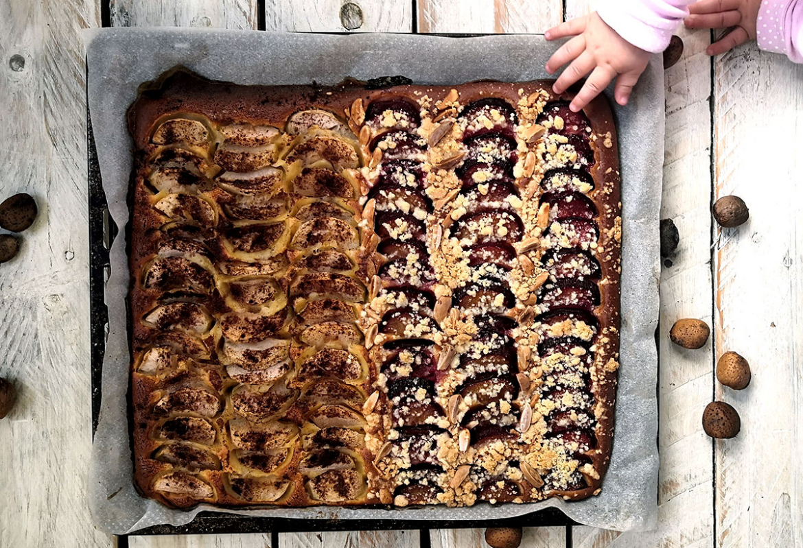 Recept: Bizcocho - taart met pruimen en amandelen - Jamon.be