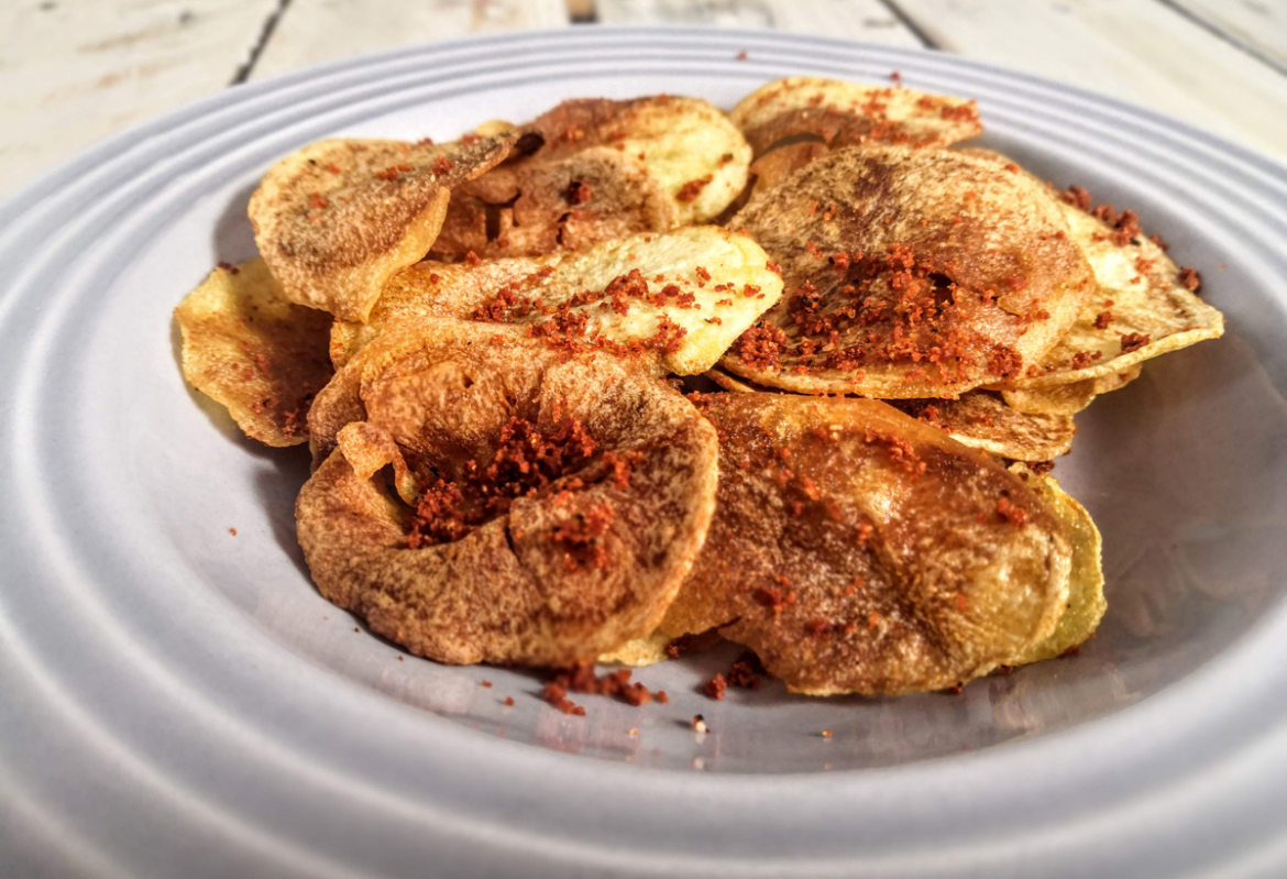 Recept: Huisgemaakte chips met jamón - Jamon.be